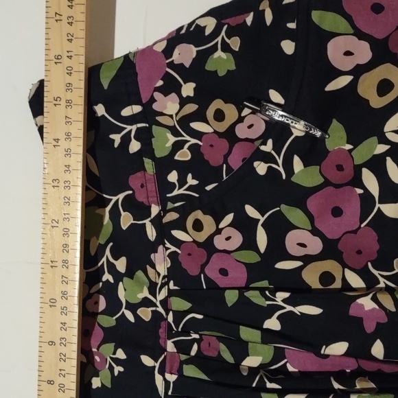 LOFT Purple Floral Box Pleat Short Skirt. NWT - Picture 5 of 10